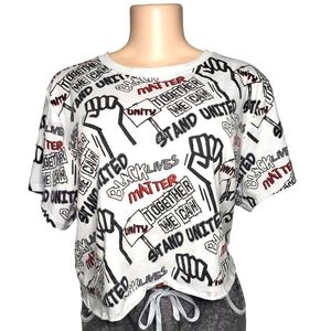 Together We Can crop top